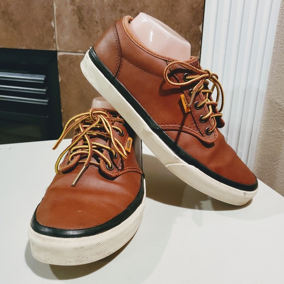 SUPER RARE VINTAGE LEATHER LACE UPS W/ORIG LACES - Picture 6 of 11